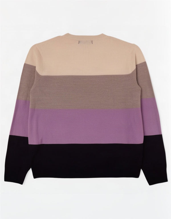 Marks & Spencer Damen-Pullover mit U-Boot-Ausschnitt, Gr. 14, Größe M, Mehrfarbig