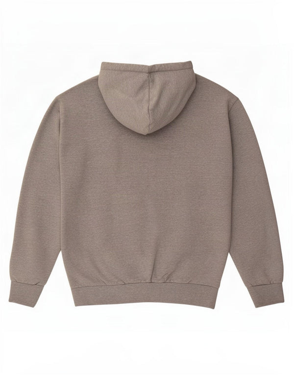 Zara Mens Hoodie Jumper Medium Grey Cotton