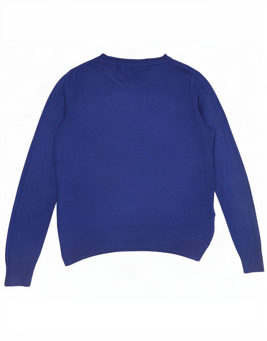 Marks & Spencer Damen-Pullover mit U-Boot-Ausschnitt, UK 12, Mittelblau, Acryl