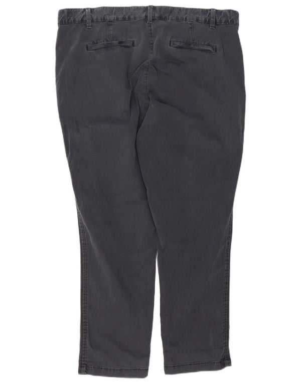 Gap Tapered Chino-Hose für Damen, UK 18, XL, W36, L28, Grau, Baumwolle