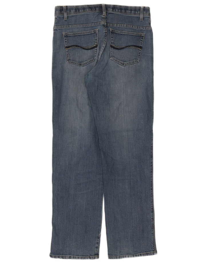 Lee Damen Stretch Straight Jeans W32 L30 Blau
