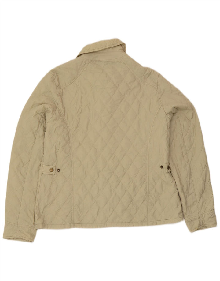Barbour Damen Steppjacke UK 18 XL Khaki Polyamid