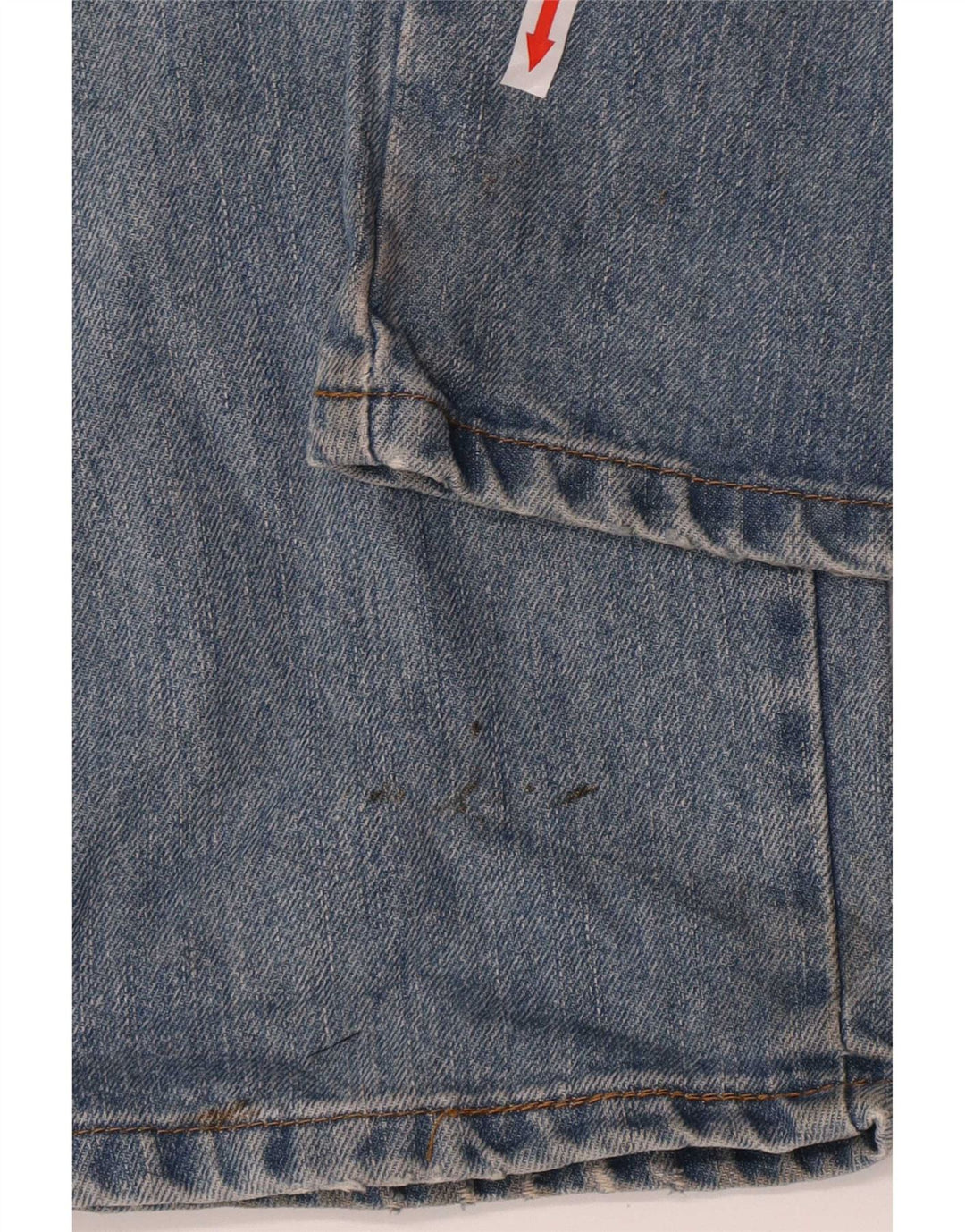 Wrangler Herren Texas Straight Jeans W38 L32 Blaue Baumwolle