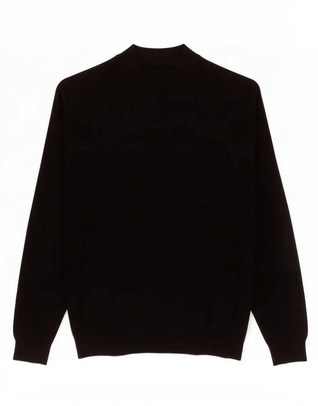 Zara Herren-Pullover mit Rollkragen, groß, Schwarz