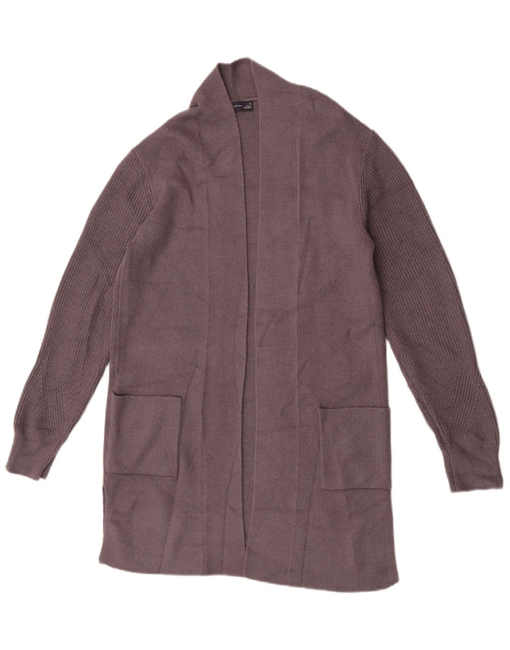 Marks & Spencer Damen Longline-Cardigan-Pullover UK 10 Small Lila