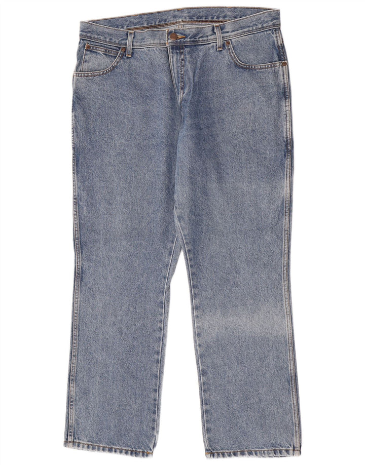 Wrangler Herren-Jeans mit normaler Passform, gerade Passform, W38, L30, Blau, Baumwolle