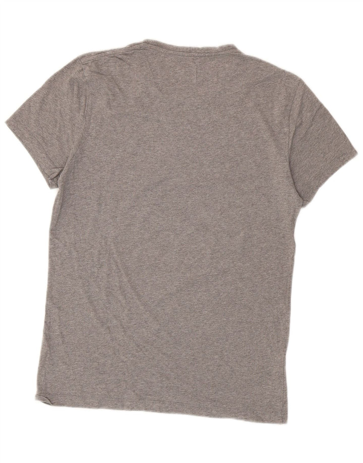 JACK WILLS Herren-T-Shirt mit Grafik, Größe S, Grau, Baumwolle