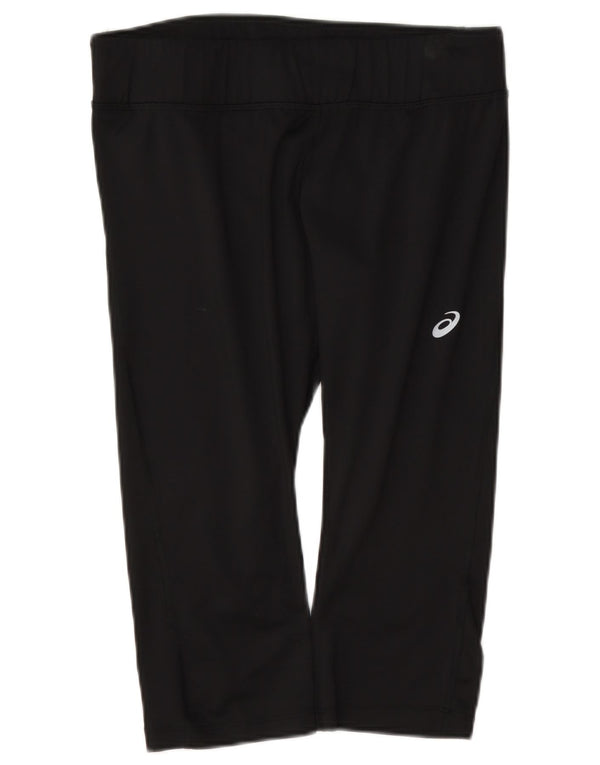 Asics Capri-Trainingshose für Damen, UK 14, Größe L, Schwarz, Polyester