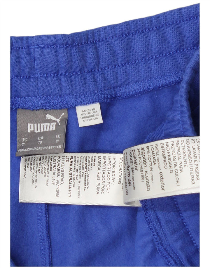PUMA Herren Graphic Sport Shorts XL Blau Baumwolle