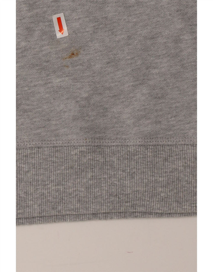 TOMMY HILFIGER Mens Graphic Sweatshirt Jumper Small Grey Colourblock