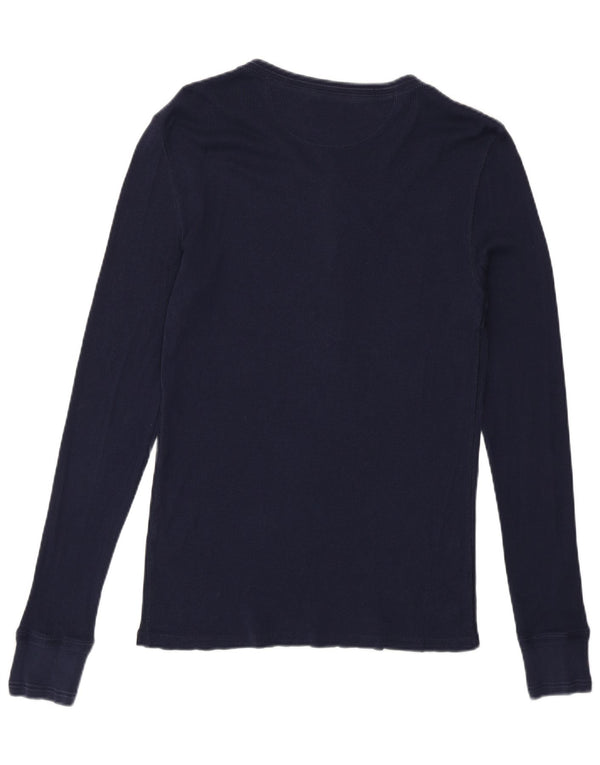 Ralph Lauren Damen Top Langarm UK 18 XL Marineblau