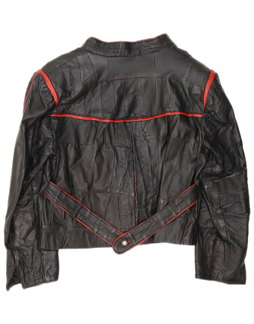 Vintage Damen Blazerjacke mit 3 Knöpfen, EU 40, Mittelschwarz, Patchwork