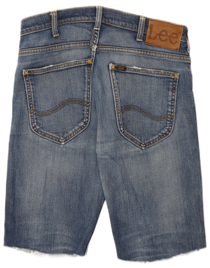Lee Herren Powell Denim Shorts W30 mittelblaue Baumwolle