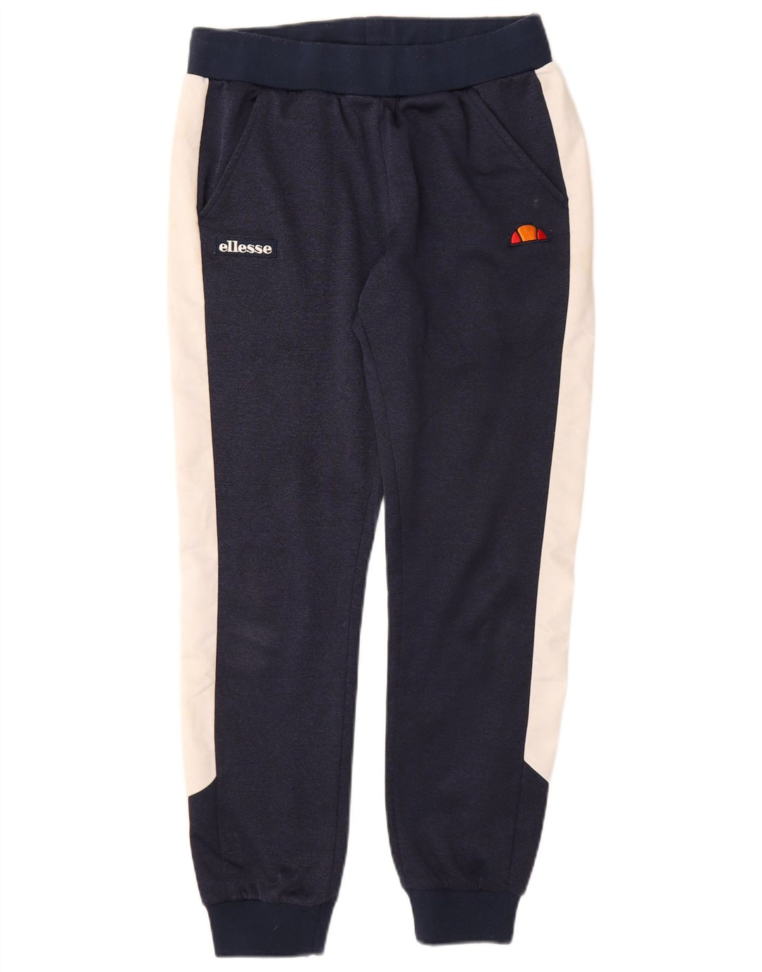 Ellesse Damen-Trainingshose, Jogginghose, UK 10, Größe S, Marineblau, Farbblock