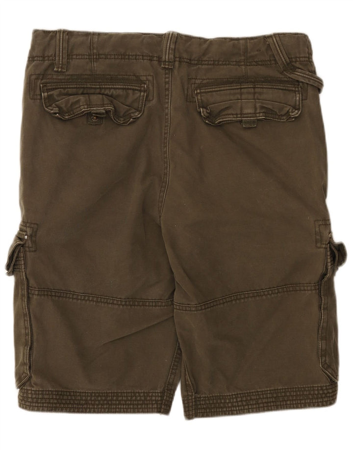 Fat Face Herren-Cargo-Shorts W34, große Khaki-Baumwolle