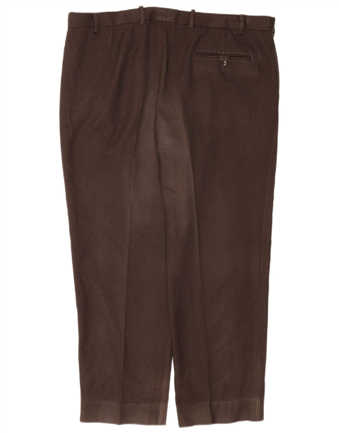 Marks & Spencer Herren-Anzughose, gerade, normal, W42, L29, braun, Polyester