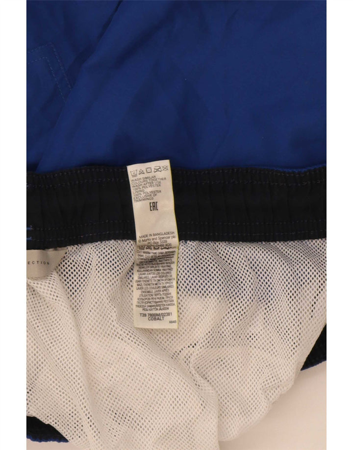 Marks & Spencer Herren-Badeshorts aus mittelblauem Polyester