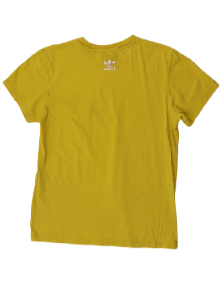 Adidas Herren Grafik T-Shirt Top Mittelgelb