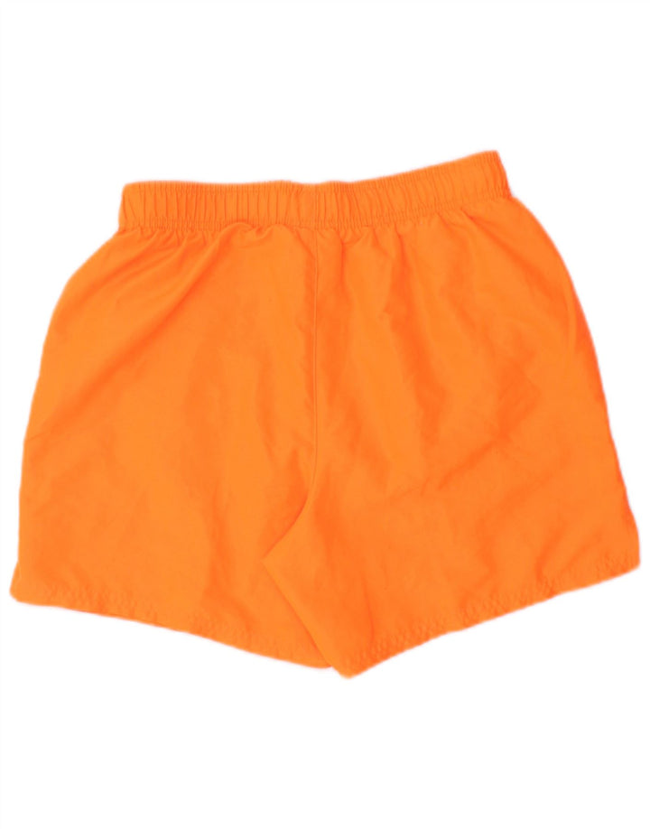 NIKE Herren-Badeshorts, klein, orangefarbenes Polyester