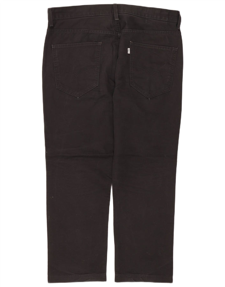 Levi's Herren gerade Chinohose W33 L25 schwarze Baumwolle
