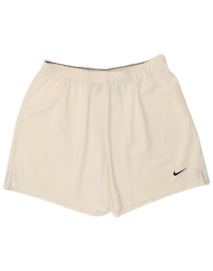 Nike Herren Sportshorts XL Weiß Polyester