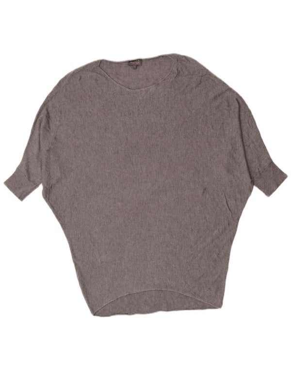 Phase Eight Damen-Pullover mit 3/4-Ärmeln und U-Boot-Ausschnitt, Gr. 6, XS, Grau