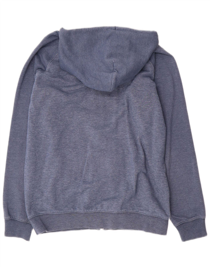 Quiksilver Herren-Kapuzenpullover mit Reißverschluss, mittelblaue Baumwolle