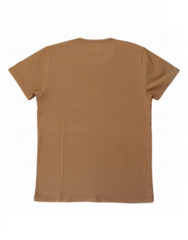 Calvin Klein Jeans Damen T-Shirt Top UK 16 Large Khaki Baumwolle