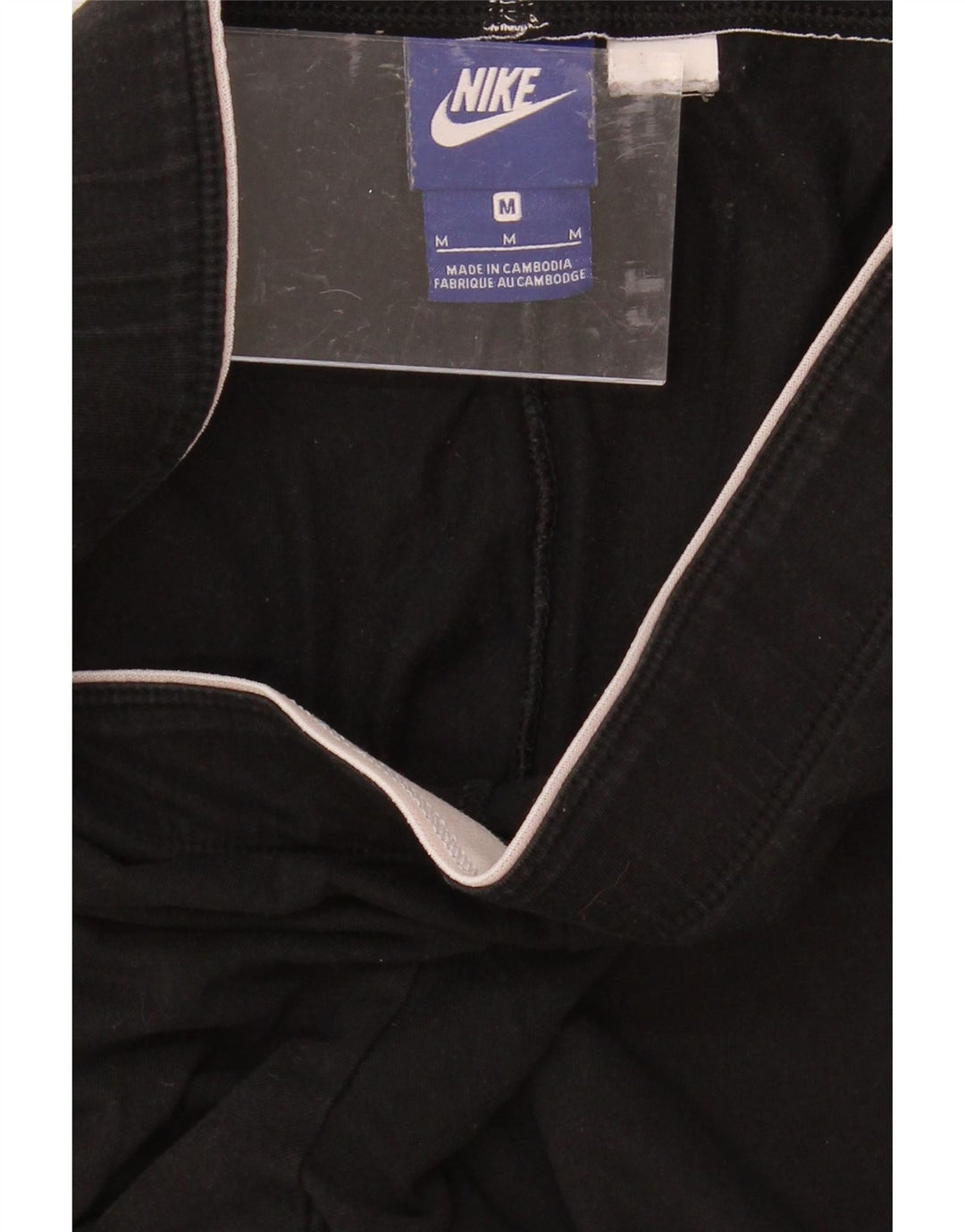 NIKE Womens Graphic Leggings UK 12 Medium Black Vintage Nike and Second-Hand Nike from Messina Hembry 