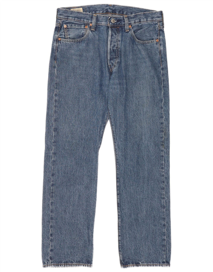 Levi's Herren 501 Straight Jeans W32 L30 Blau