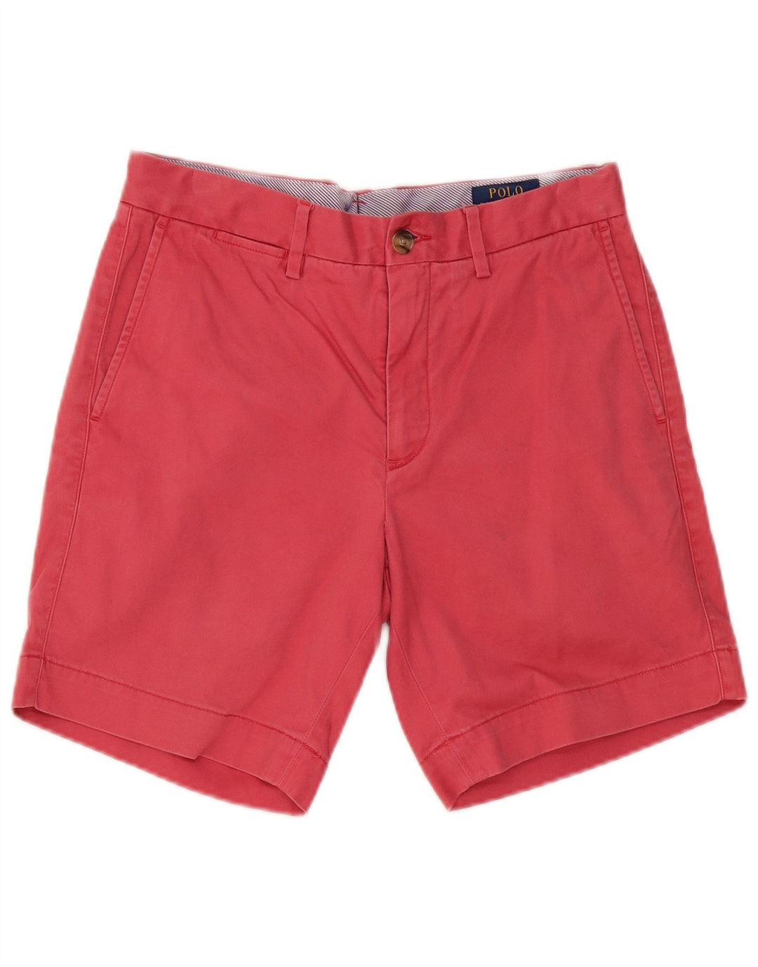 RALPH LAUREN Herren Chinoshorts W30 mittelrosa Baumwolle