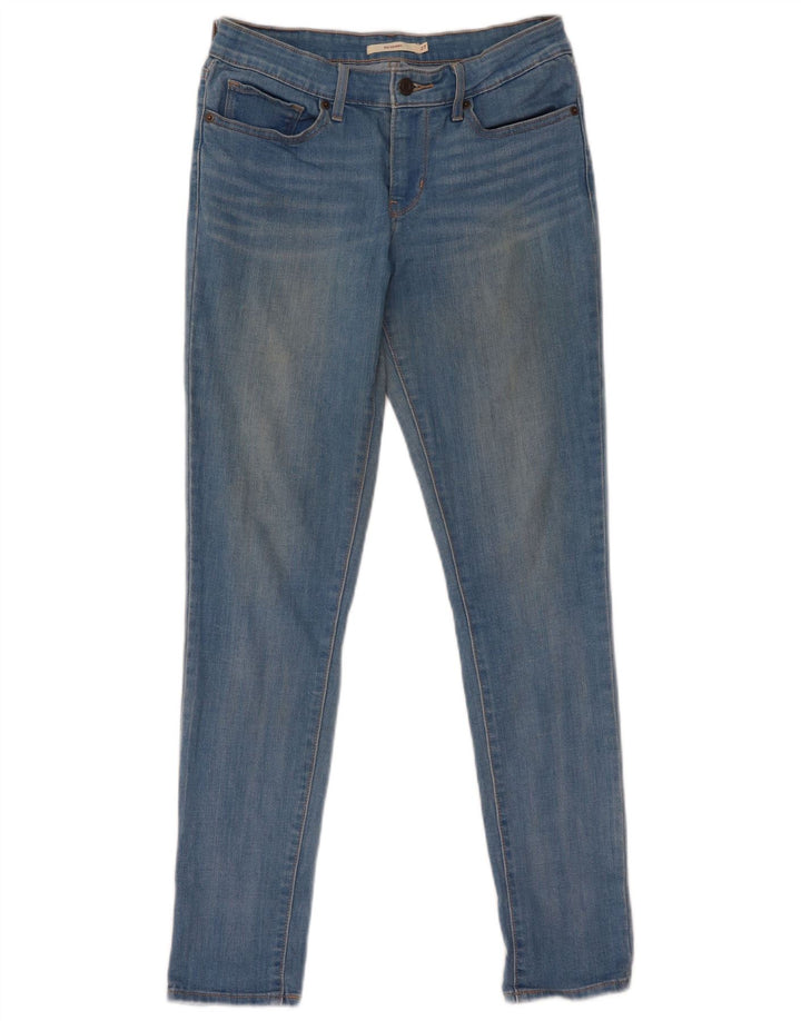 Levi's Damen 711 Skinny Jeans W27 L30 Blau