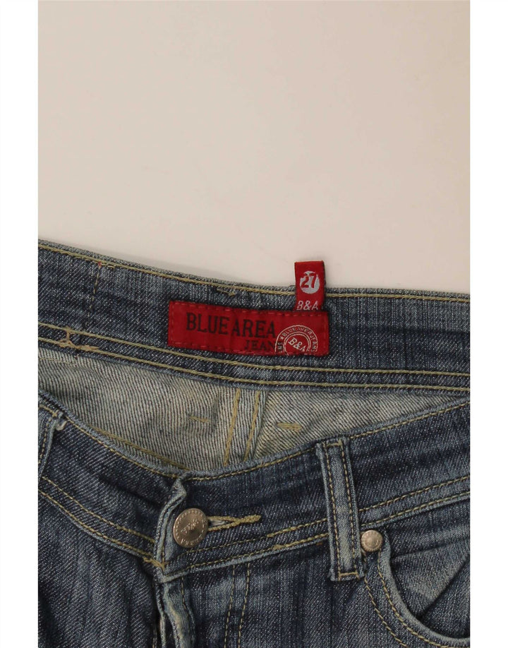 Vintage Damen Bootcut Jeans W27 L31 Blau