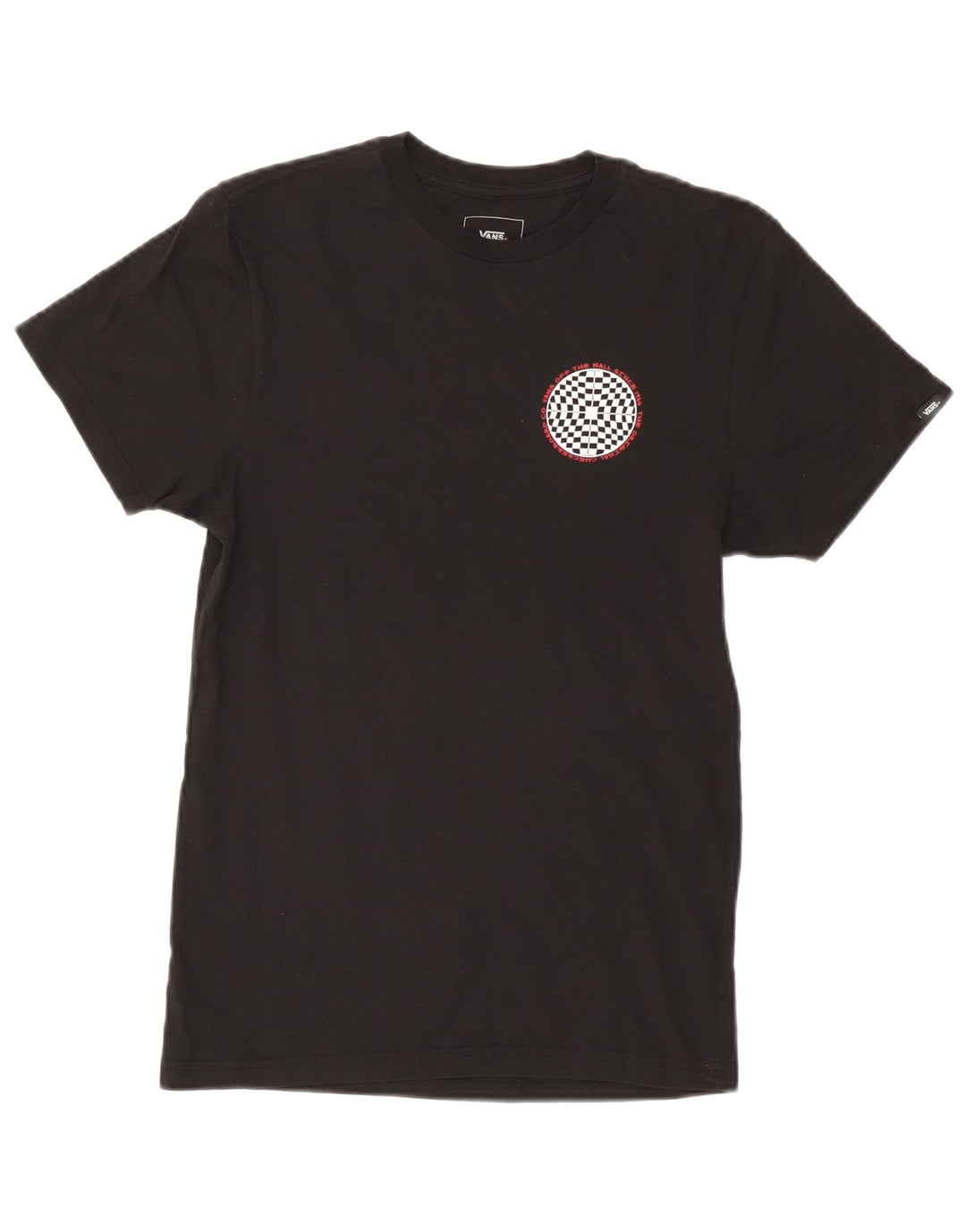 Vans Herren-T-Shirt mit Grafik, Größe S, Schwarz, Baumwolle