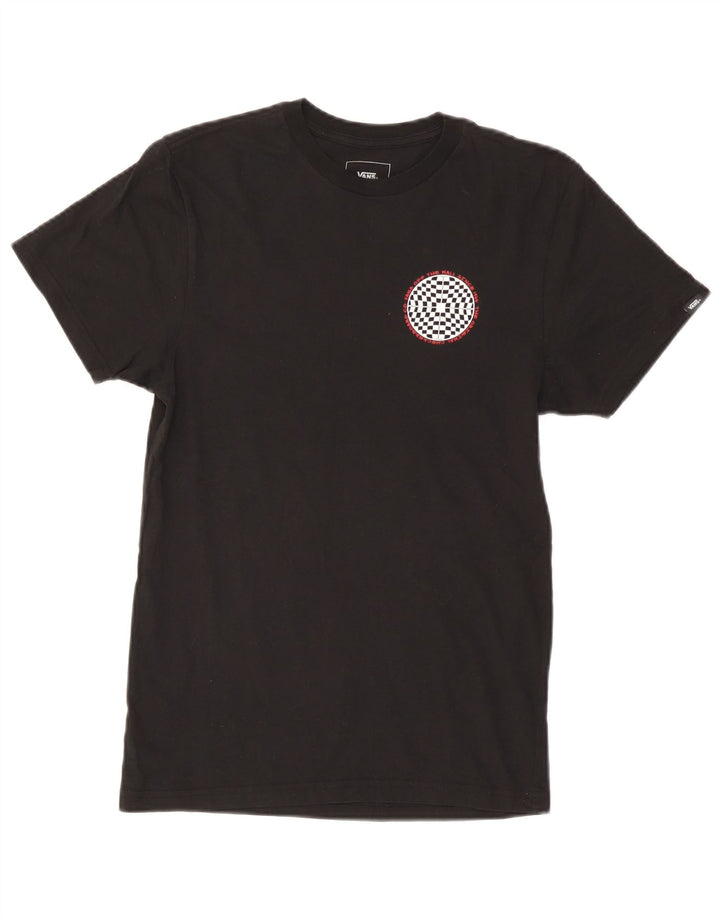 Vans Herren-T-Shirt mit Grafik, Größe S, Schwarz, Baumwolle