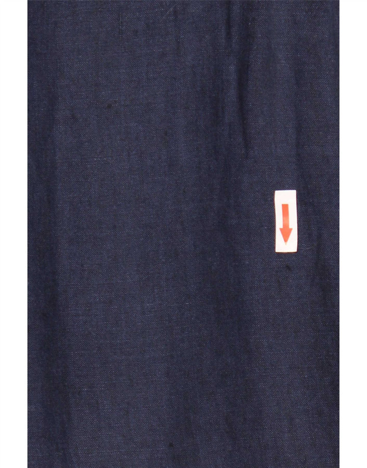 Lands End Damenhemd UK 14 Large Marineblau