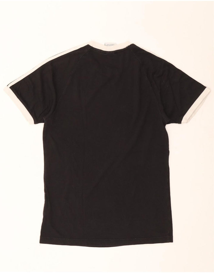 Adidas Herren T-Shirt Top Small Schwarz Baumwolle