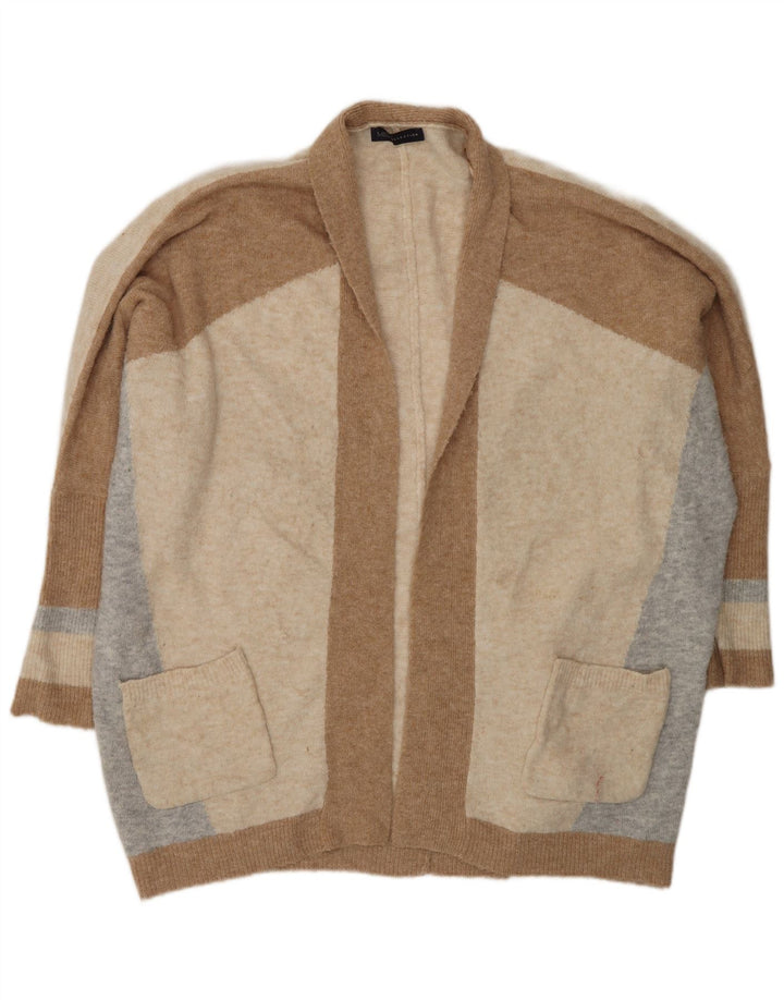 Marks & Spencer Damen Longline-Cardigan-Pullover UK 16 Large Beige