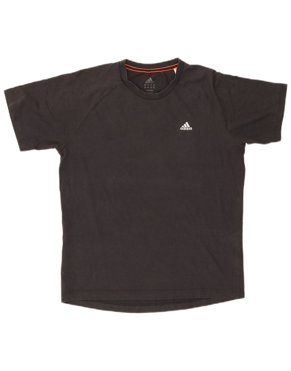 Adidas Herren Climalite T-Shirt Top Medium Schwarz Baumwolle