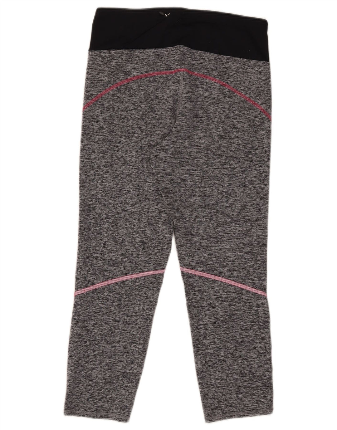 MARKS & SPENCER Capri-Leggings für Damen, UK 10, Größe S, Grau, Farbblock