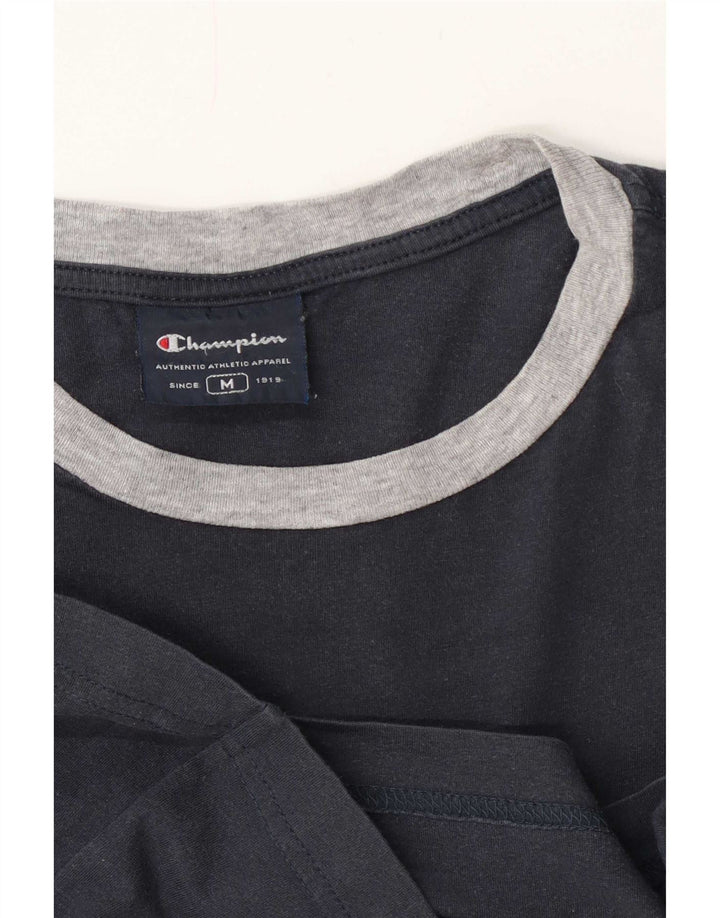 Champion Herren-T-Shirt mit Grafik, mittelgroß, Marineblau