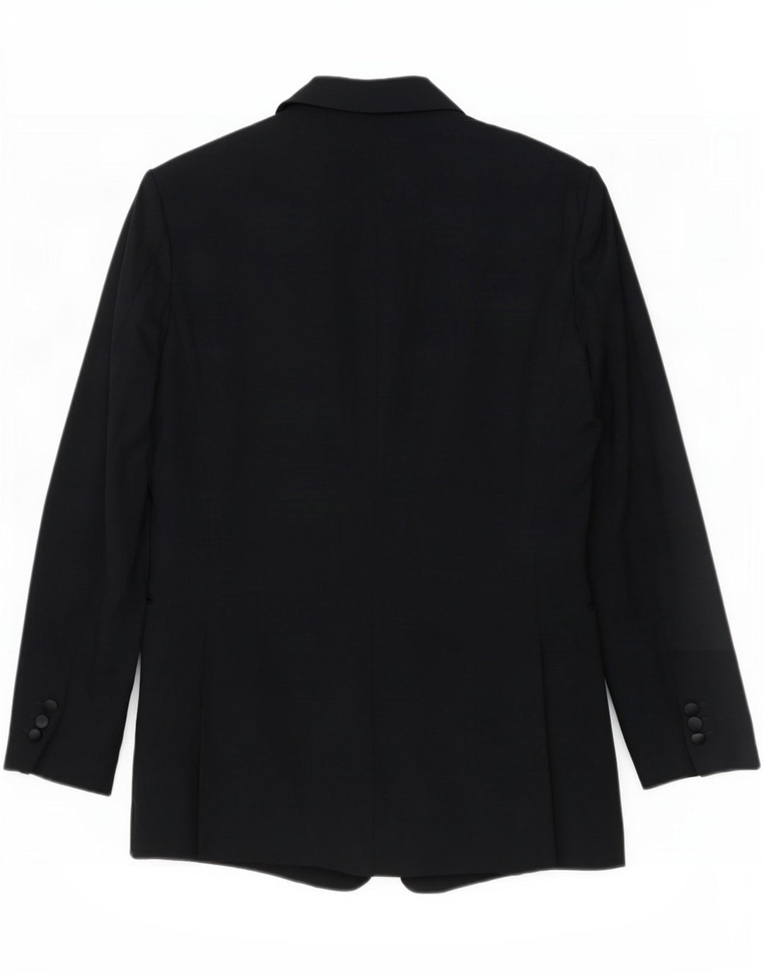Pal Zileri Herren-Blazer, zweireihig, IT 50, groß, schwarze Schurwolle