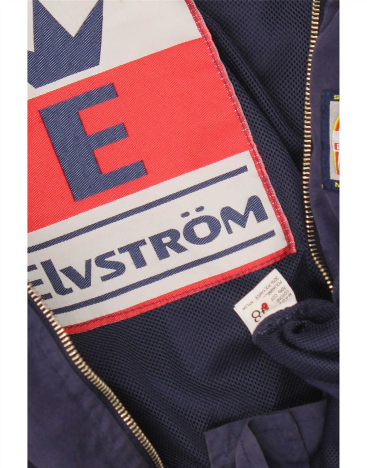 Elvstrom Herren Bomberjacke IT 48 Medium Navy Blue Cotton