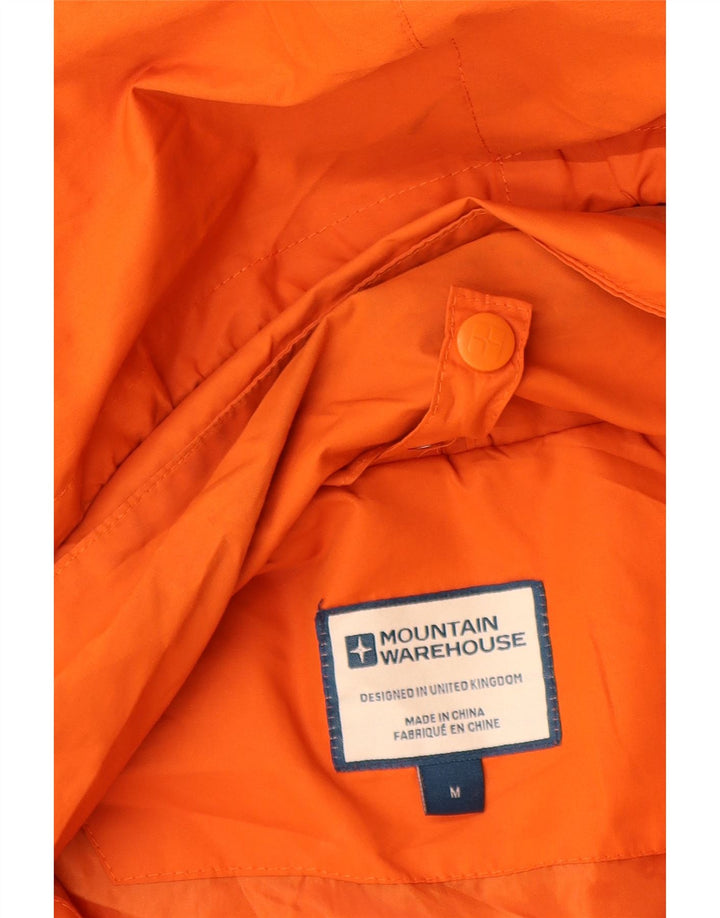 Mountain Warehouse Herren-Regenjacke mit Kapuze, UK 38, Mittelorange, Polyester