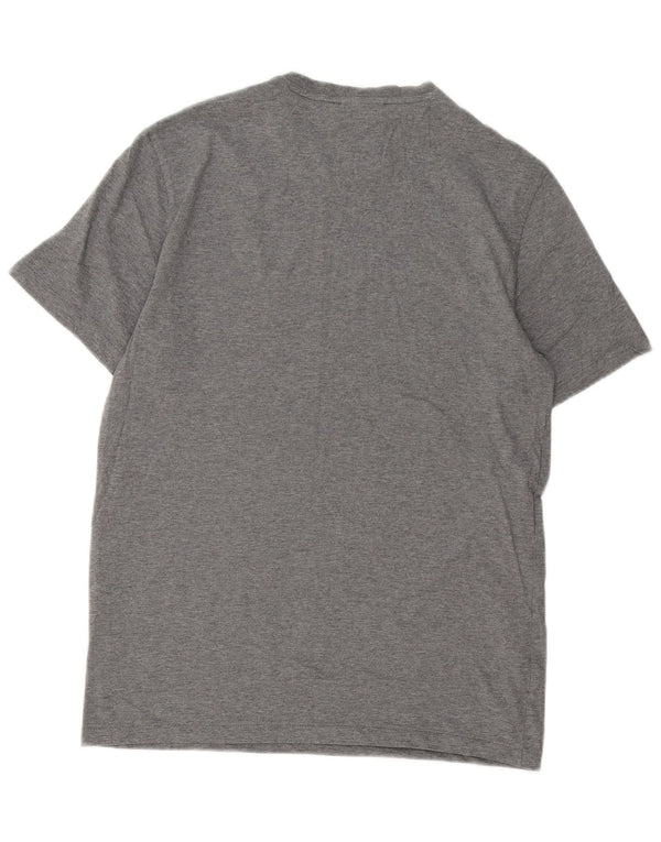 Calvin Klein Herren T-Shirt Top Small Grau Baumwolle