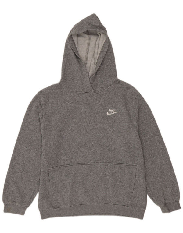 Nike Mädchen-Kapuzenpullover, 13–14 Jahre, XL, grau gefleckte Baumwolle