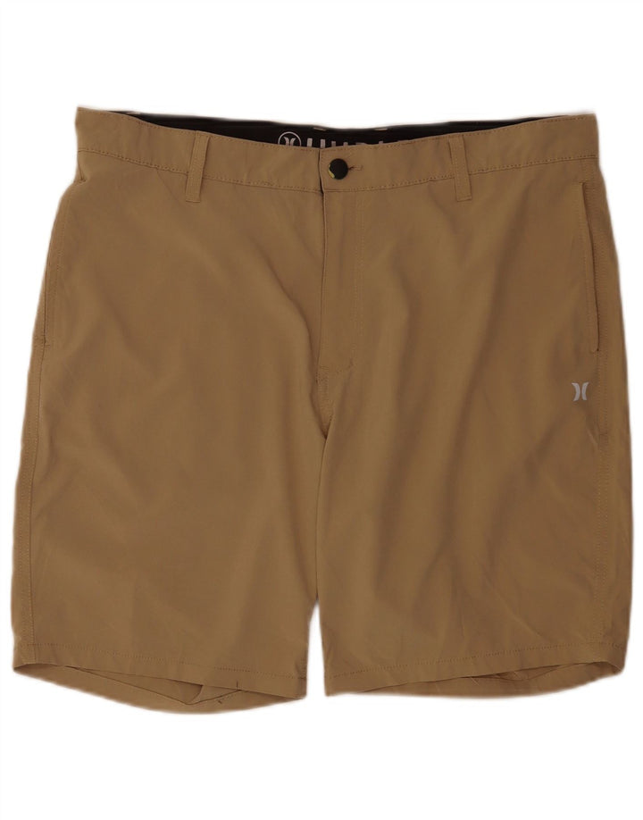 Hurley Herren Chinoshorts W36 Large Braunes Polyester