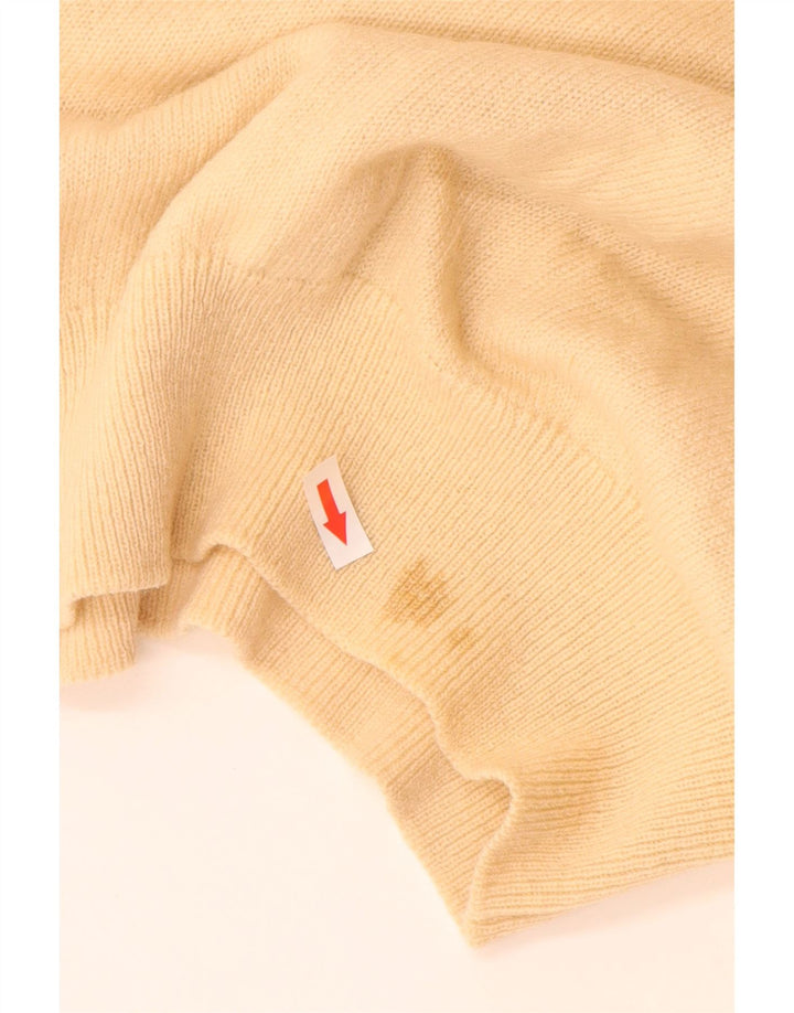 Pringle Damen Pullover mit V-Ausschnitt EU 36 Small Beige