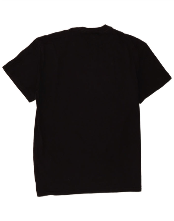 Tommy Hilfiger Herren-T-Shirt mit Grafik, mittelschwarze Baumwolle