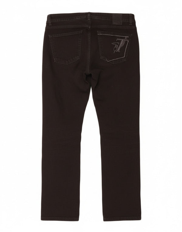 Trussardi Slim-Jeans für Damen, W28, L28, schwarze Baumwolle